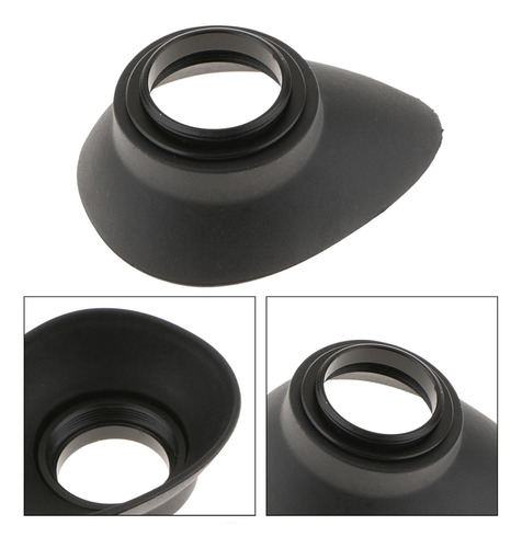 5 Visor De 22 Mm Ocular Ocular Color Negro Protección