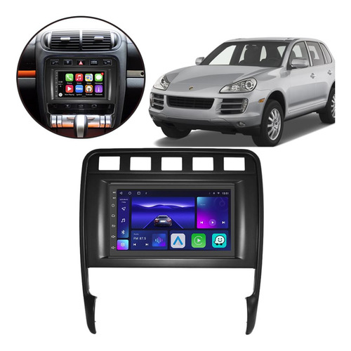 Kit Central Multimidia Carplay Porsche Cayenne 2003 A 2009