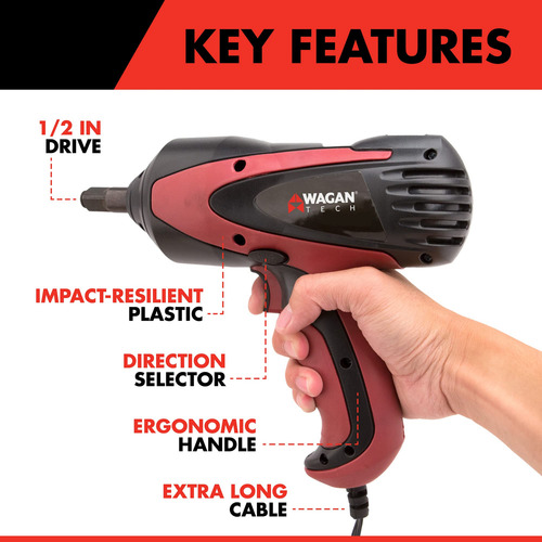 Impact Wrench Wagan El2257 12v Dc 1/2 Inch 271ft-lbs