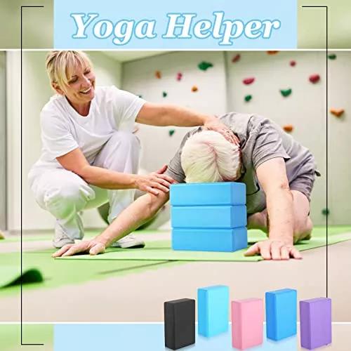 Paquete de 30 bloques de yoga a granel de espuma Eva, 9 x 6 x 3 pulgadas,  bloque de ejercicio de espuma de ladrillo de alta densidad, suave