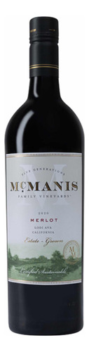 Vino Mc Manis Merlot California Importado