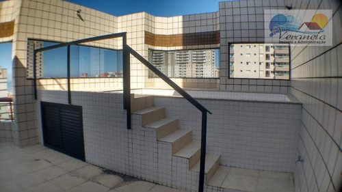 Imagem 3 de 30 de Cobertura Com 3 Dormitórios À Venda, 270 M² Por R$ 700.000,00 - Vila Assunção - Praia Grande/sp - Co0065