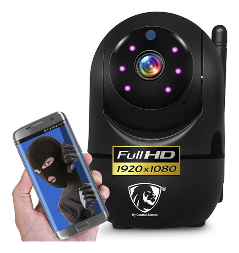 Camara Wifi Ip Full Hd Seguimiento Seguridad Vigilancia App Inalambrica Altavoz Vision Nocturna Alarma Microfono Espia