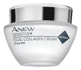 Avon Crema Facial Anew Sensitive+ Colageno Dual+ Protinol Momento De Aplicación Día/noche Tipo De Piel Todo Tipo De Piel