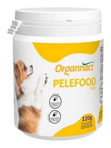 Pelefood Dog Suplemento Alimentar Para Cães 120g Organnact