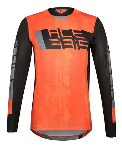 Jersey Mx Outrun Naranja/negro Xxl