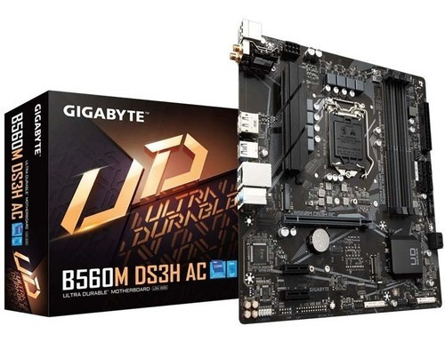 Board - Gigabyte B560m Ds3h  - Micro Atx - Intel 11th Gen