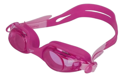 Óculos De Natação Speedo Jr Olympic Performance Cor Rosa