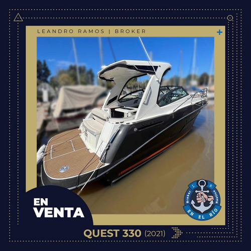 Crucero Quest 330 Año 2021 Con 80 Hs Y Full Accesorios!