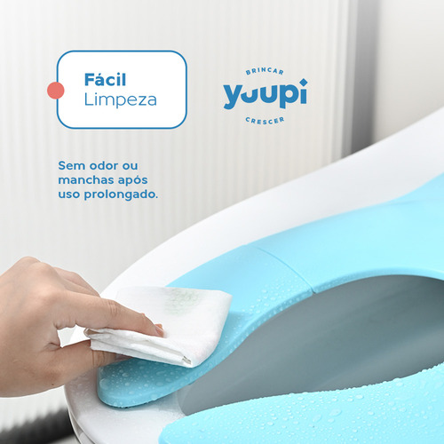 Assento Infantil Para Viagem Dobrável Azul Yuupi
