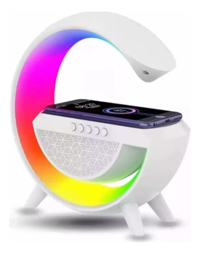 Parlante Rgb Cargador Inalámbrico G 4 En 1 Tecnoofertazo