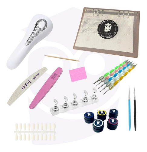 Kit Uñas Curso Para Aprender Decorados Sencillos