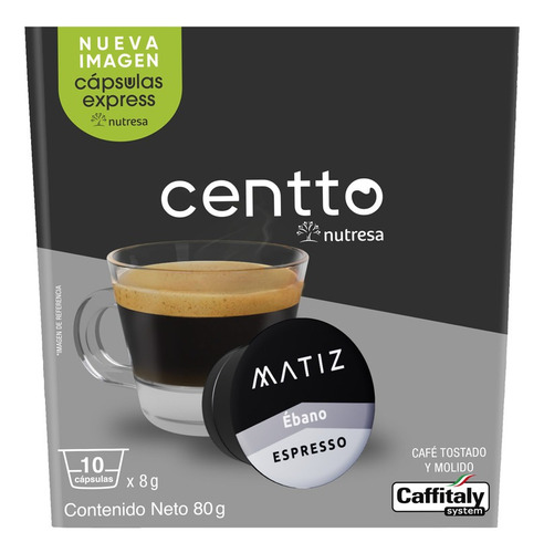 Capsula Café Matiz Ebano Centto - U - Unidad a $180