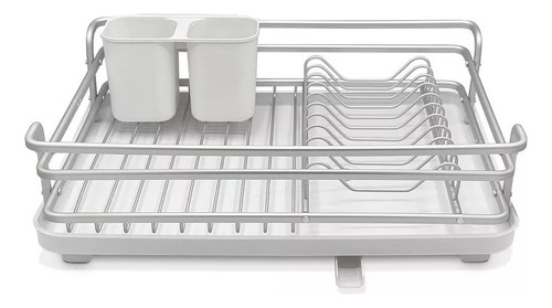 Secaplatos Escurridor De Platos Cubiertos Aluminio Simple