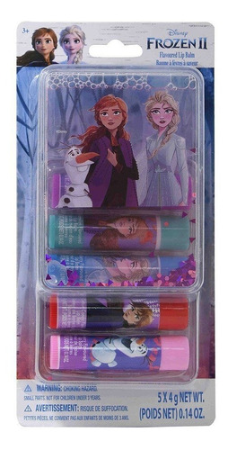 Disney Frozen Kit De Bálsamo Para Labios En Estuche 