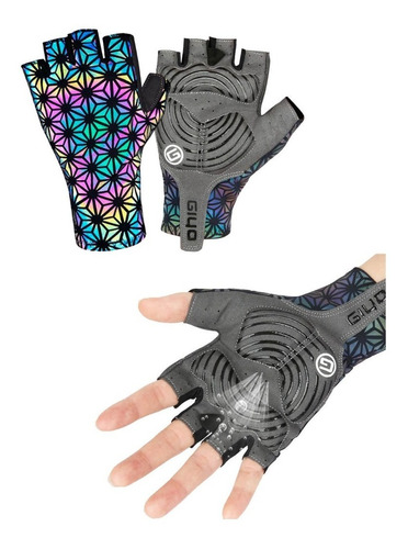 Guantes Giyo Luminosos Bicicleta Gel Ruta Mtb Patinaje Cicli