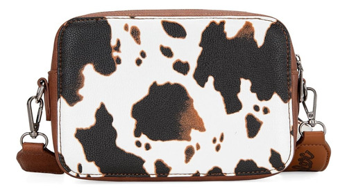 Cartera Deportiva Wrangler Cowgirl A Importada Original Café