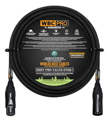 Cable Xlr Wbc-pro-quad 10ft