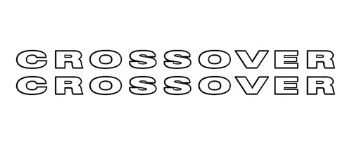 Adesivo Faixas Lateral Saveiro Crossover Preto Sc001