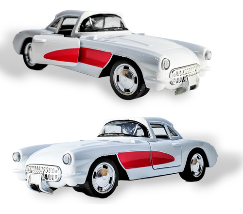 Carro Clasico Chevrolet Corvette 1957 Escala 1/32