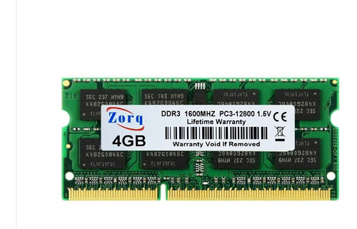 Memoria Ram Portatil Ddr3l 4gb 1333 Zorq Sodimm