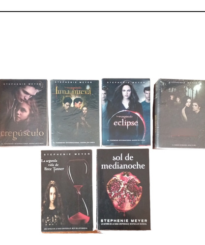 Colección Libros Saga Crepúsculo 