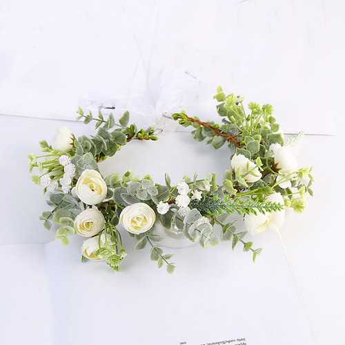 Vivivalue - Corona De Flores Para Mujer, Corona De Flores, D