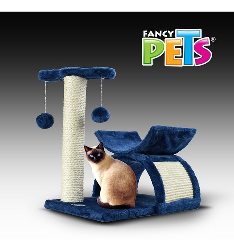 Imagen 3 de 3 de Mueble Torre Rascador Gatos Patita 45cm