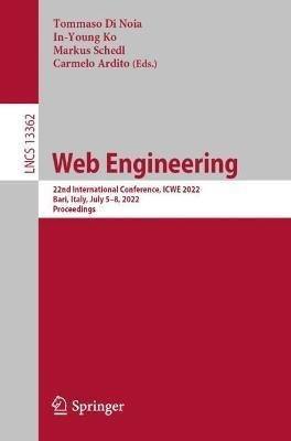 Libro Web Engineering : 22nd International Conference, Ic...
