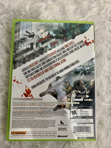 Kane Y Lynch Dead Men Xbox 360 (Usado)