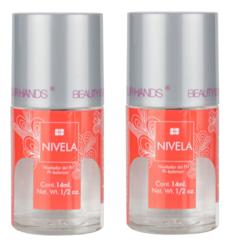 Pack Nail Factory Nivela Deshidratador Ph 2 Pz 14ml C/u