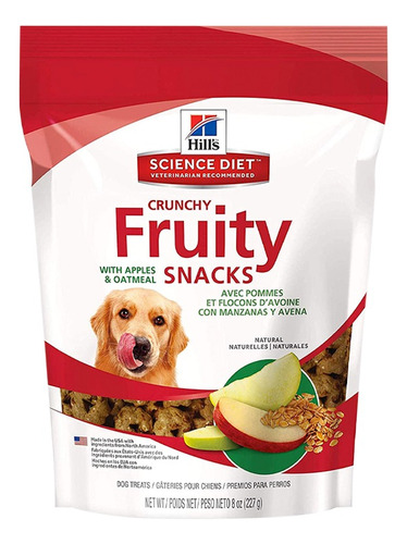 Hill's Science Diet Premios Fruity Perro Manzana Avena 227g