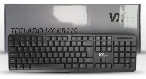 Teclado Com Fio Usb Layout Abnt2 Cor Preto Português Vxpro Idioma Português Brasil