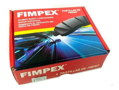 Pastillas De Freno Fimpex Honda Civic 99- Lx Ex Brasil