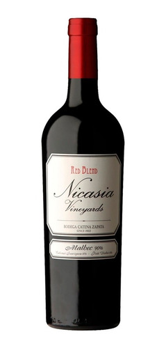 Vino Nicasia Vineyards Red Blend Malbec 750ml Caja X 6u. 
