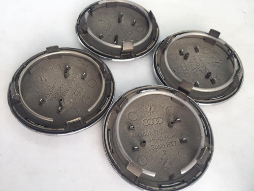 Imagen 4 de 10 de Kit 4 Tapas Rin Audi A3 A4 A5 Q7 Rs7 S5 Tt Black #8w0601170b