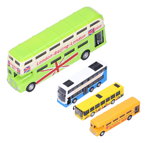Juego De Juguetes Plegables Para Coche, 4 Piezas, Aleación,