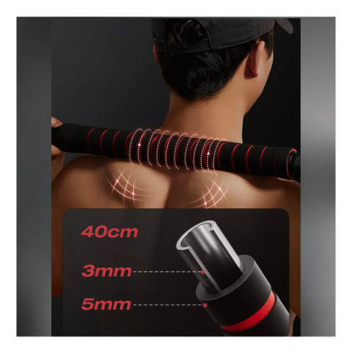 Set Mancuernas Barra Ajustables 20 Kg 3 En 1 Chilestar Negro
