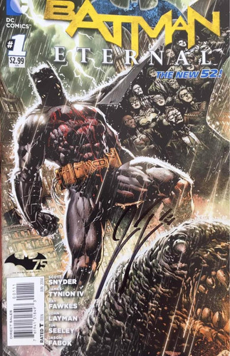 Batman Eternal #1 Firmado Autógrafo  James Tynion Iv