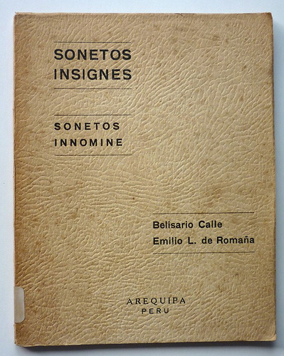 Libro Poesia Arequipa (Usado)