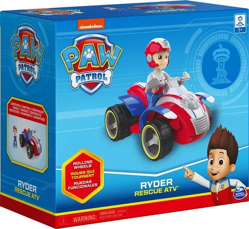 Ryder Patrulla Canina Moto Figura Original Paw Patrol Ryder