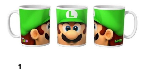 Taza Juego Nintendo Mario Y Luigi