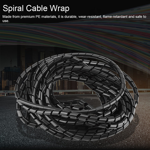 Organizador De Cables En Espiral, Envoltura Protectora De Al