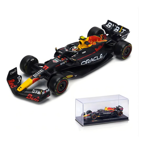 Bburago 2023 Redbull F1 Rb19 #11 Sergio Checo Pérez 1/43 Color Azul Marino