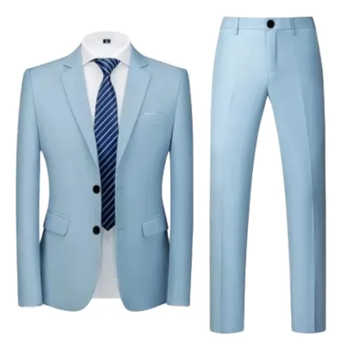 Traje azul formal cheap