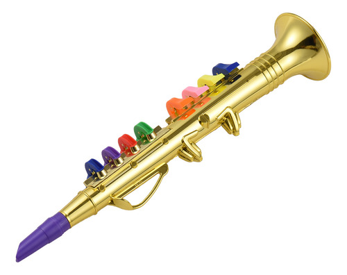 Instrumentos De Colores Para Niños Pequeños, Saxofón, Clarin