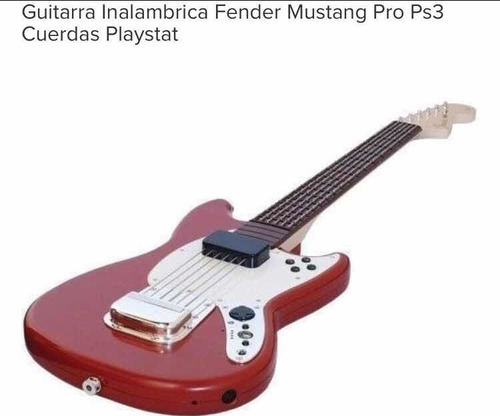 Guitarra Midi Fender Mustang Pro Ps3 Rockband 3