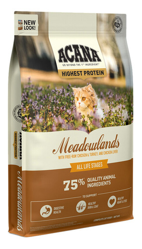 Acana Meadowland Para Gatos 4,5 Kg Saco