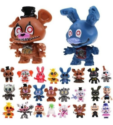 Fnaf Bonnie Foxy Freddy Acción Figura Juguetes Regalos 24 Pi