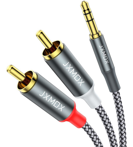 Cable De 3.5 Mm A Rca, (6.6ft / 2m) Rca Macho A Aux Audio A